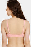 Rosaline Padded Wired 3/4th Coverage T-Shirt Bra - Quartz Pink — thumbnail 2